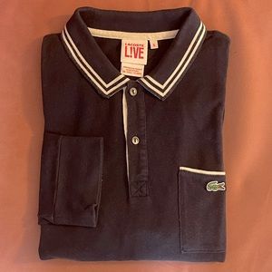 Lacoste L!VE Men’s l/s varsity polo shirt (5/M)